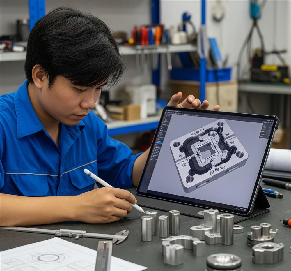 thiết kế khuôn cao su